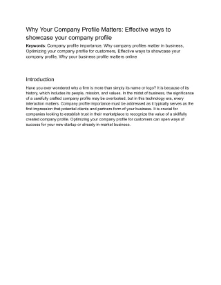 13.Why Your Company Profile Matters_ Effective ways to showcase your company profile