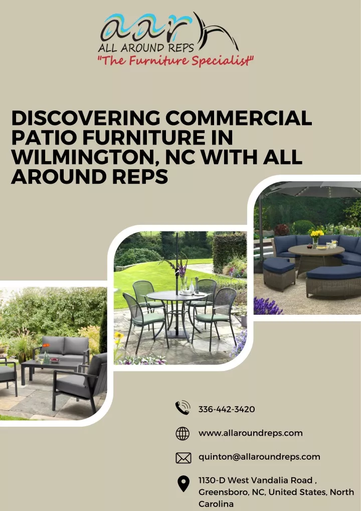 discovering commercial patio furniture