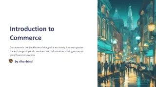 introduction to commerce