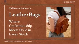 Types of Leather Bags at Melbourne Leather Co.
