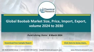 global baobab market size price import export