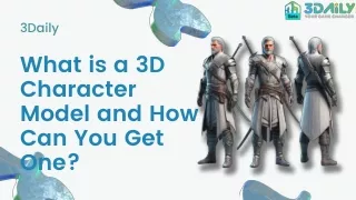 What is a 3D Character Model and How Can You Get One