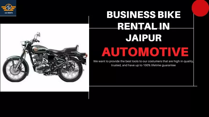 business bike rental in jaipur automotive