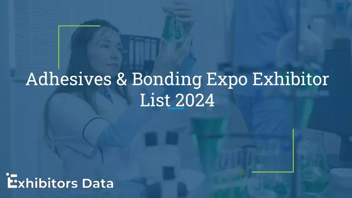 adhesives bonding expo exhibitor list 2024