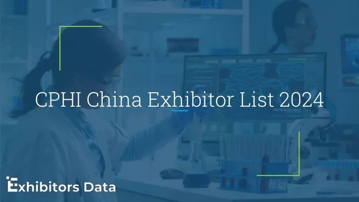 cphi china exhibitor list 2024