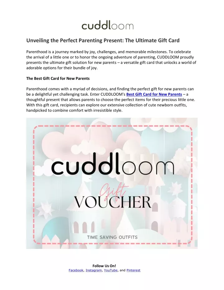 unveiling the perfect parenting present