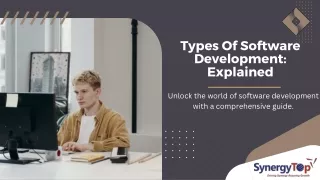 Different Types Of Software Development - SynergyTop