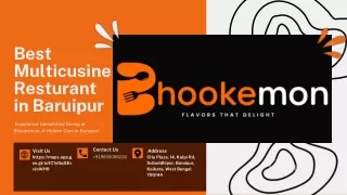 Bhookemon -Best Multicusine Resturant in Baruipur
