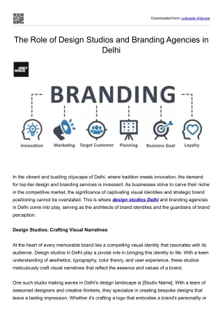 The Role of Design Studios and Branding Agencies in Delhi