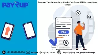 Hassle-Free Prepaid Bill Payment Made Simple