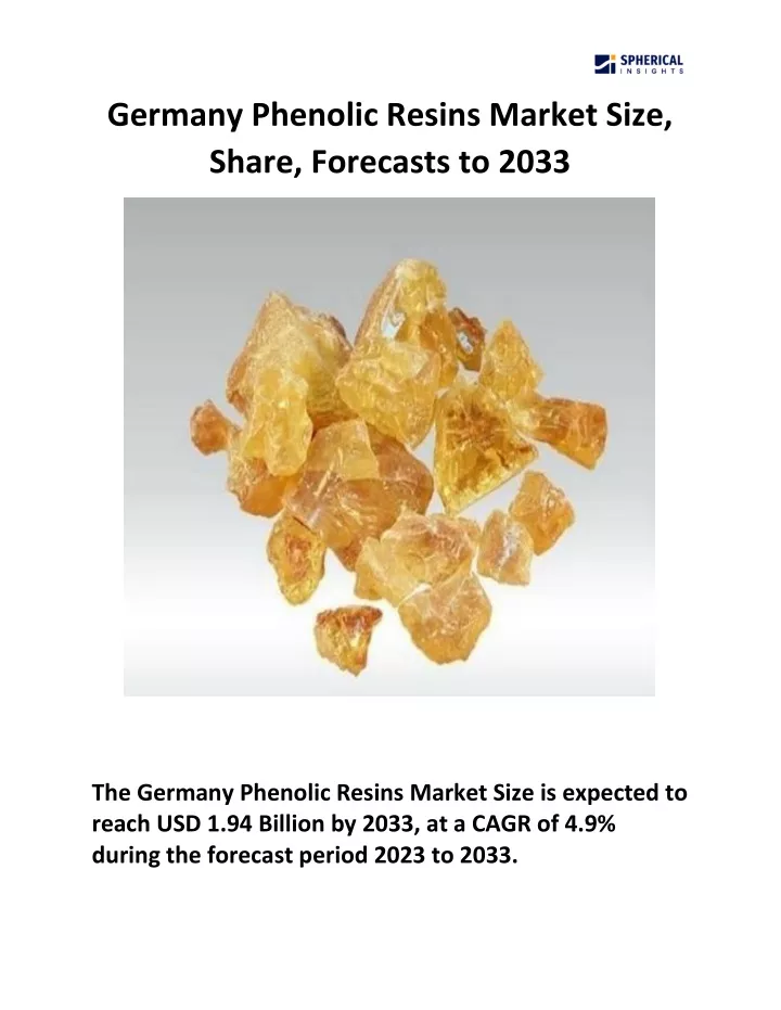 germany phenolic resins market size share