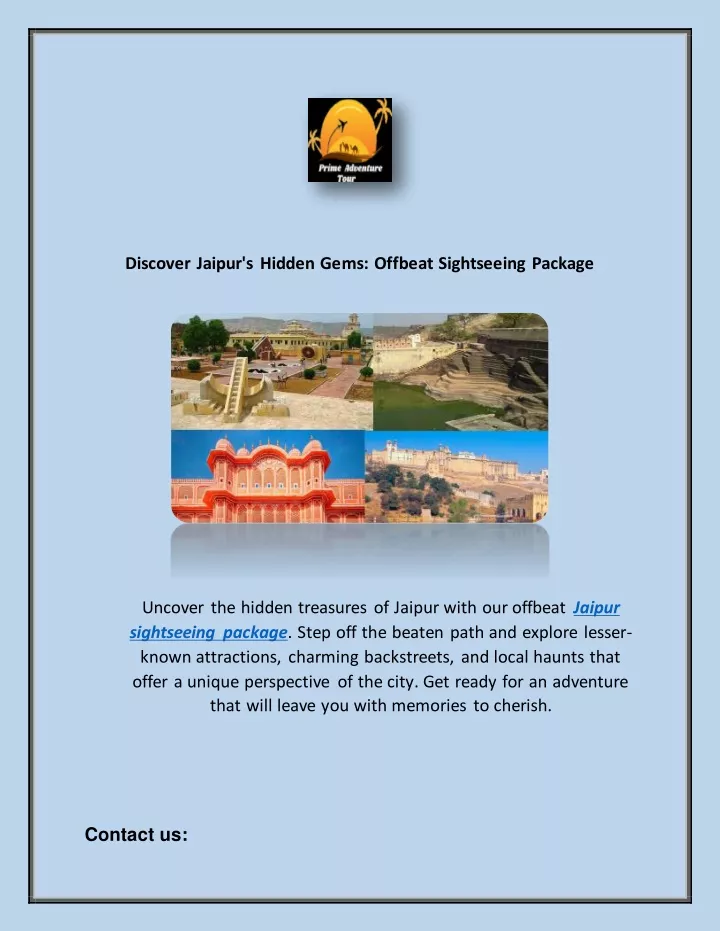 discover jaipur s hidden gems offbeat sightseeing