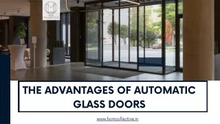 The Advantages of Automatic Glass Doors