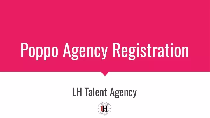 poppo agency registration