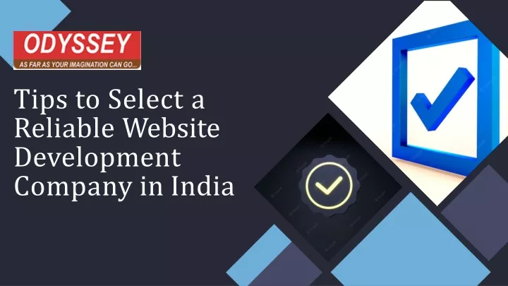 tips to select a reliable website development
