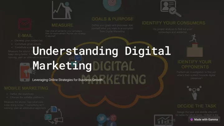 understanding digital marketing