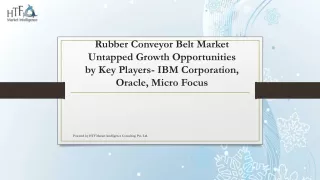 rubber conveyor belt market untapped growth