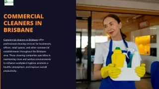 Commercial Cleaners in Brisbane