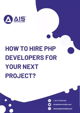 How To Hire PHP Developers For Your Next Project