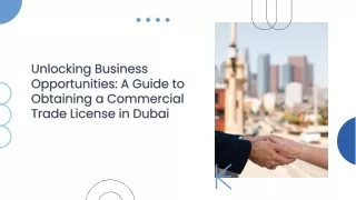 Commercial Trade License in Dubai