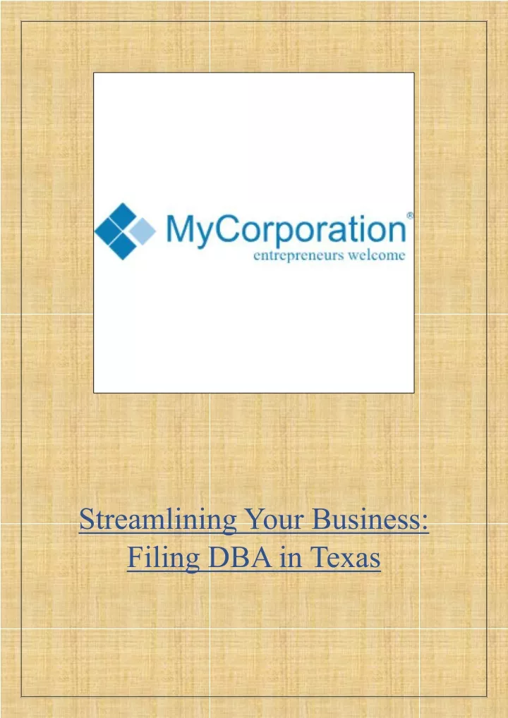 streamlining your business filing dba in texas