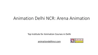 What to Look for in Finding the Best Institutes for Animation Courses?