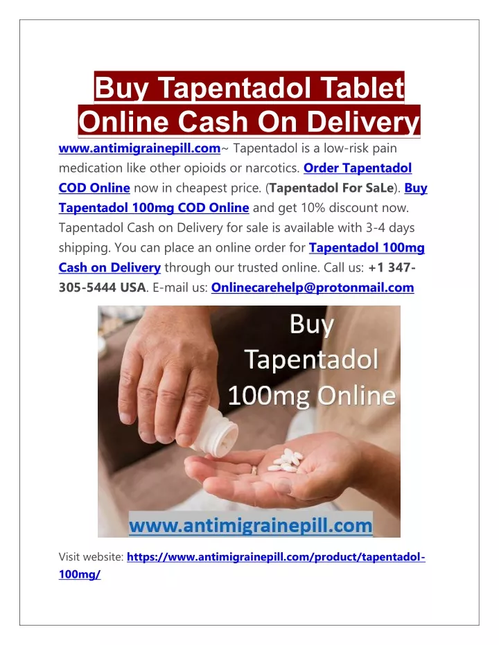 buy tapentadol tablet online cash on delivery