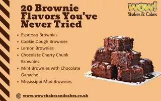 20 Brownie Flavors You've Never Tried