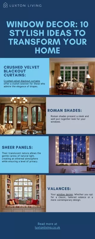 window decor 10 stylish ideas to transform your