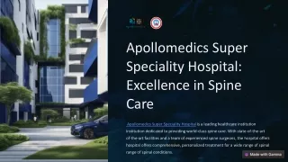 Best Spine Surgeon in Lucknow | Apollomedics Super Speciality Hospital
