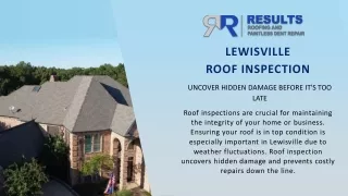 Lewisville Roof Inspection: Uncover Hidden Damage Before It's Too LateThank you!