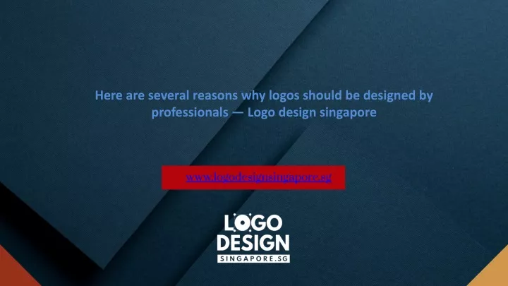 here are several reasons why logos should