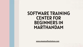 Software Training Center for Beginners in Marthandam
