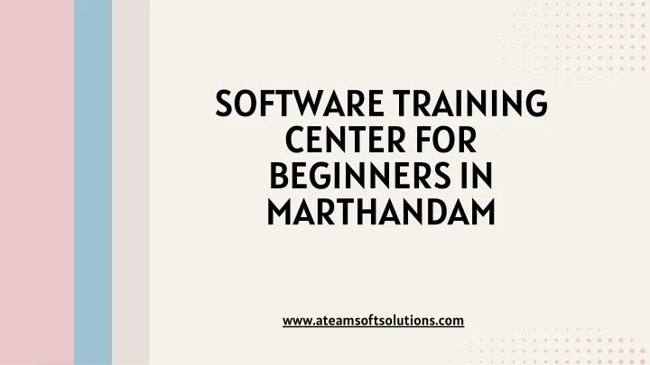 software training center for beginners
