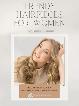 Trendy hairpieces for women