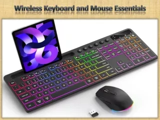 Wireless Keyboard and Mouse Essentials