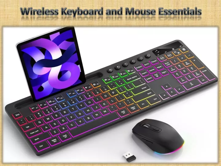 wireless keyboard and mouse essentials