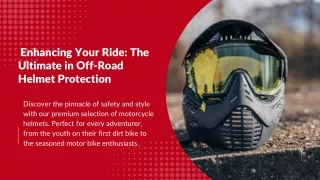 Premium Motor Bike Helmets for Off-Road Protection - AlphaMoto NZ