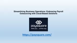 Streamlining Business Operations Embracing Payroll Outsourcing with Cloud-Based Solutions