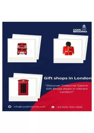 Gift shops in London