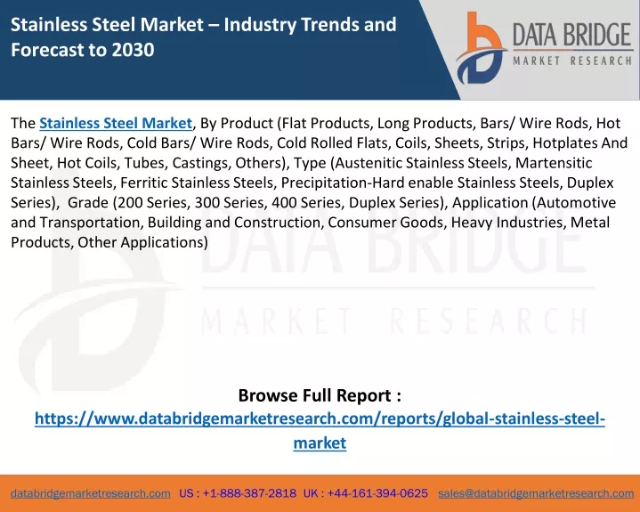 stainless steel market industry trends