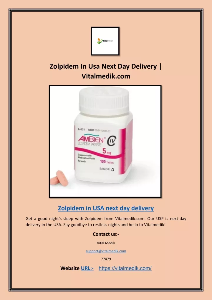 zolpidem in usa next day delivery vitalmedik com