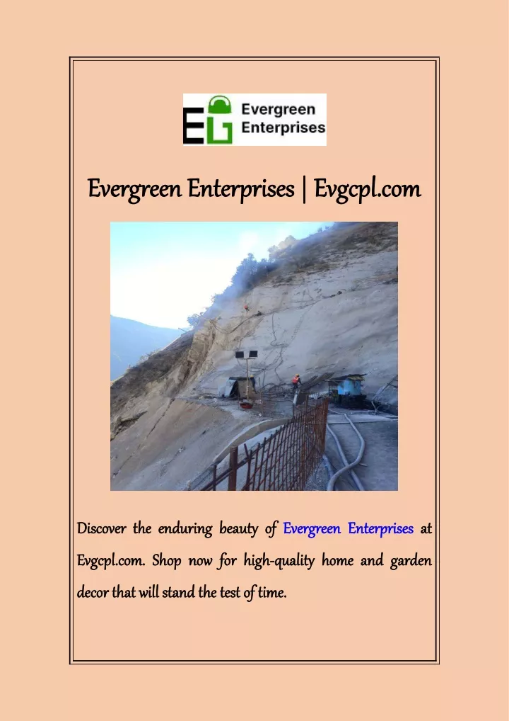 evergreen evergreenenterprises enterprises evgcpl