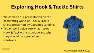 Hook And Tackle Shirts