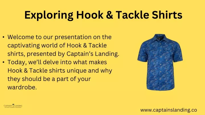 exploring hook tackle shirts