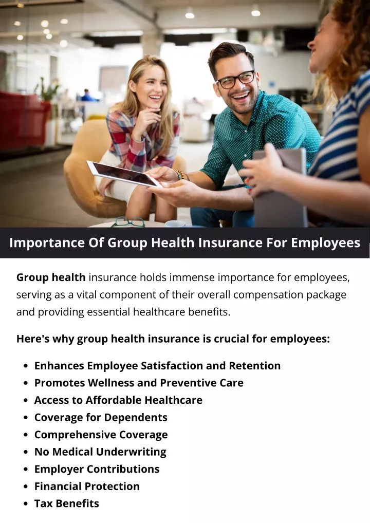 importance of group health insurance for employees