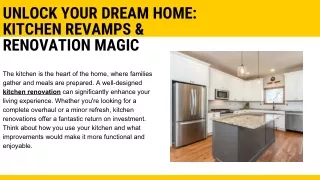 Home Renovation Alchemy: From Kitchen Dreams To Craftsman-Crafted Reality