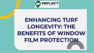 Window Film to Protect Artificial Turf