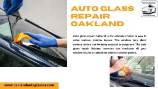 Auto Glass Repair Oakland