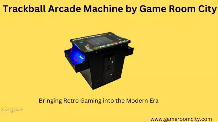 trackball arcade machine by game room city